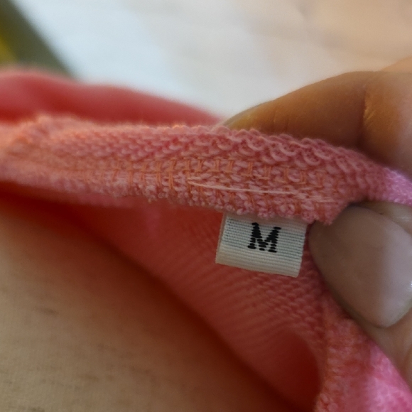 Women's Pink Distressed Hoodie - Picture 2 of 5